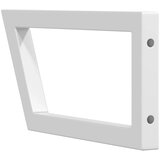  Nosači polica za umivaonik 2 kom bijeli trapezni čelični Bijela 20 x 45 cm | Shoptok.si