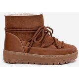 Boto Women's Snow Boots with Lacing Camel Rebekah | Shoptok.si
