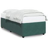 Furnova Posteljni okvir brez vzmetnice temno zelen 80x200 cm žamet, (21937159) | Shoptok.si
