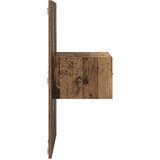 Ormarić za krevet Zidne 2 pcs Staro drvo 48.5 x 32.5 x 80 cm | shoptok.hr