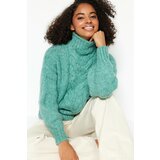 Trendyol Sweater - Grün - Regular fit Cene