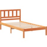  Krevetna konstrukcija s uzglavljem Voštano smeđa 80 x 200 cm | shoptok.hr