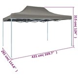 vidaXL sklopivi šator 3 x 4,5 m antracit | shoptok.hr