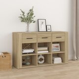 vidaXL Komoda sonoma hrast 100x30x59,5 cm inženirski les | Shoptok.si