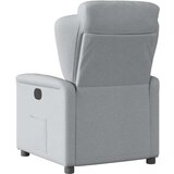 vidaXL Naslanjač svetlo sivo blago | Shoptok.si