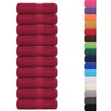 vidaXL Ručnici za pranje 10 kom bordo 30 x 30 cm 360 gsm 100 % pamuk | shoptok.hr