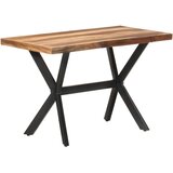  Blagovaonski stol 120 x 60 x 75 cm od masivnog drva s premazom | Eponuda.com