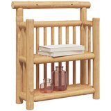  Polica na zidu s policom Zidne Prirodna 40 x 13 x 44 cm bambus | Eponuda.com