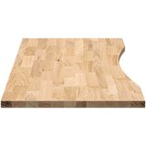 vidaXL Ploča za radni stol 120x50x2,5cm netretirane masivne hrastovine | shoptok.hr