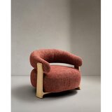 Kave Home Fotelja od šenila boja terakote Granite – | shoptok.hr