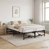  Električni podesivi okvir kreveta Crna 140 x 200 cm Čelik | shoptok.hr