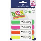 Faber-Castell set neonskih flomastera/markera za tekstil 4/1 159591 Cene