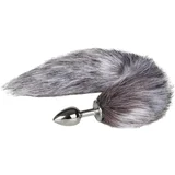 Analni čep Fox Tail No. 5, srebrni