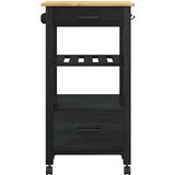  Kuhinjski kolica MONZA Crna 48 x 40 x 88,5 cm | Eponuda.ba