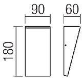  Redo 90019 - LED spoljna zidna svetiljka TOKYO LED/12W/230V 3000K IP54 siva | Eponuda.com