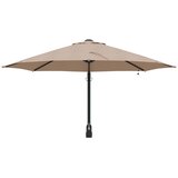  Vrtni suncobran 248 x 248 x 148 cm Poliester i čelik Sivo-smeđa | shoptok.hr