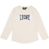 Leone 1947 Majice z dolgimi rokavi Girl T-Shirt Long Sleeves Sequins Super Grey Bela Cene