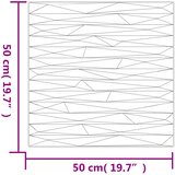  Zidne panele 12 pcs Kamen zelena 50 x 50 cm XPS pjena | shoptok.hr