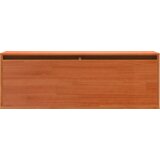  Omarica na steni Voščeno rjava 100 x 30 x 35 cm Trdna borovina | Shoptok.si