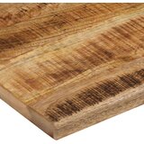 Stolna Mizna plošča 90x80x3,8 cm naraven rob trden robusten mangov les, (21410835) | Shoptok.si