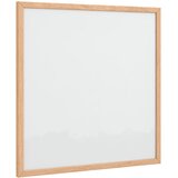  Magnetna bijela ploča s okvirom od punog borovine 40x40 cm | shoptok.hr