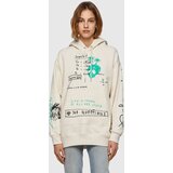 Diesel Sweatshirt - FEXAHOOD SWEATSHIRT white | Shoptok.si