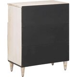  Kreveta s pohranom Bijelo 60 x 33 5 x 75 cm Čvrsto drvo manga - Bijelo | shoptok.hr