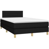  box spring s madracem crni 120 x 190 cm od tkanine | shoptok.hr