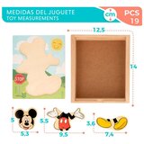 Disney Drveni puzzle Mickey Mouse - 19 dijelova, 24 mj+ Slike