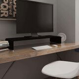 vidaXL stojalo za TV / ekran stekleno črno 90x30x13 cm | Shoptok.si