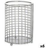 Posuda za Kuhinjski Pribor Kinvara CN-W7728-2 CHROME Metal 12 x 16 x 12 cm (6 kom.) | shoptok.hr