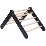 MeowBaby Trikotnik iz črnega borovega lesa 60x60x60 cm Montessori - | Shoptok.si