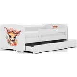  Drveni dječji krevet BAMBI s ladicom - 180x80 cm bijeli | shoptok.hr