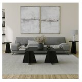 Hanah home Klub sto Mushroom 180x40x42cm Crni | Eponuda.ba