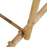  Ležaljka od bambusa i platna modra | shoptok.hr