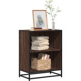 vidaXL Knjižna omara rjavi hrast 60x35x76 cm inženirski les | Shoptok.si