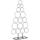  Metalna božićna jelka KUOPIO 90 cm Čelik Crna | shoptok.hr
