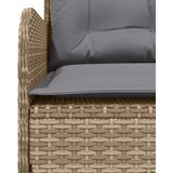  2-dijelni set vrtnih sofa od poliratana s jastucima bež | Eponuda.com