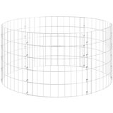  Okrogel gabion pocinkano jeklo Ø100x50 cm, (20767009) | Shoptok.si
