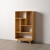 Ixia Biblioteka od masivne indijske lipe u prirodnoj boji 90x150x40 cm Lysa – | shoptok.hr