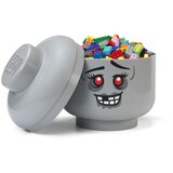 Lego Siva plastična otroška škatla za shranjevanje ø 24x27 cm Head Zombie L – | Shoptok.si