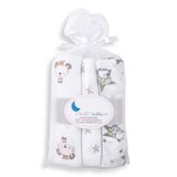 Interbaby Tetra pelene Panda Sivo 80x80 - 3 kom | shoptok.hr
