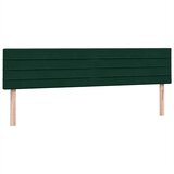 Krevet s oprugama s madracima tamno zeleni 180x220 cm baršun | Eponuda.ba