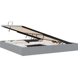  Otomanski krevet s pohranom Svijetlo siva 200 x 200 cm tkanina | shoptok.hr