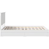  Krevet s od storage Bijelo 140 x 200 cm Konstruirano drvo | shoptok.hr