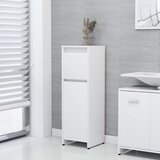 The Living Store Kopalniška omarica bela 30x30x95 cm iverna plošča - Kopalniška Omarica, (21436765) Cene
