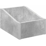  Kutija za LP ploče 2 kom. Betonska siva 23 x 33 x 16 cm - Betonska siva 2 23 x 33 x 16 cm | shoptok.hr