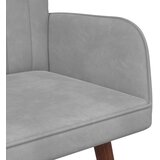 SOFA za dvije osobe Svjetlosiva 115 x 61 x 87 cm Baršun | shoptok.hr