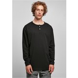 Urban Classics Bio Oversized Henley Longsleeve Black Cene