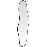  Zidno ogledalo crna 70x30 cm ovalno | shoptok.hr